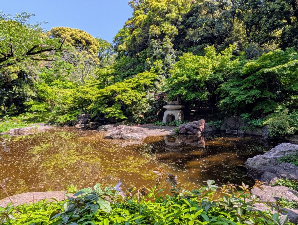 掃部山公園の日本庭園