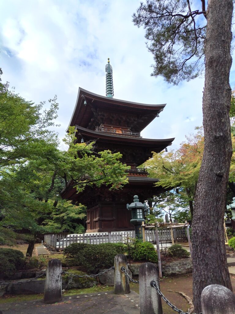 豪徳寺三重塔