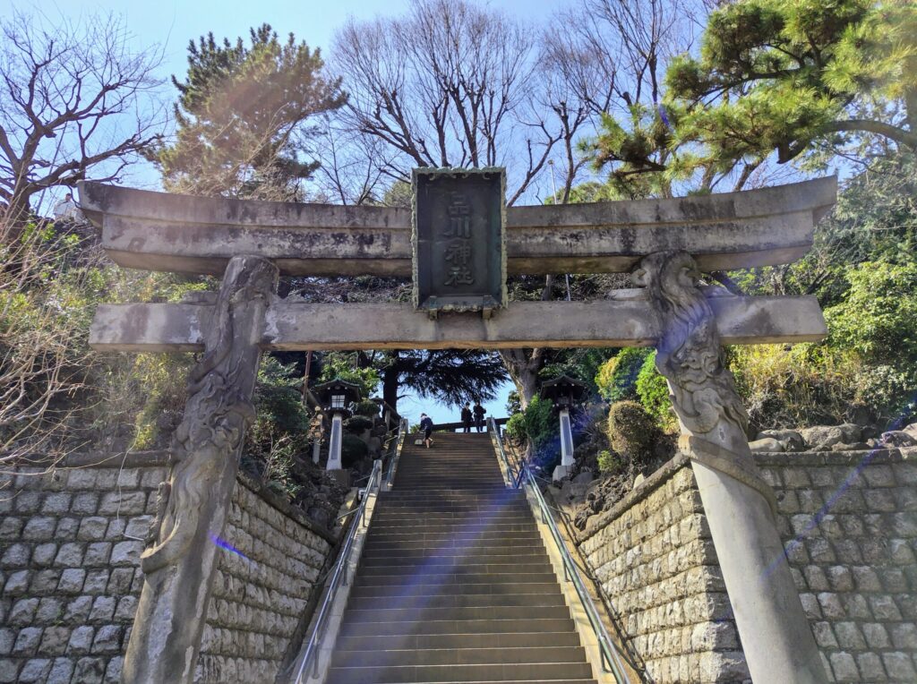 品川神社の鳥居