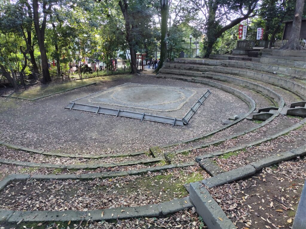 世田谷八幡宮の土俵