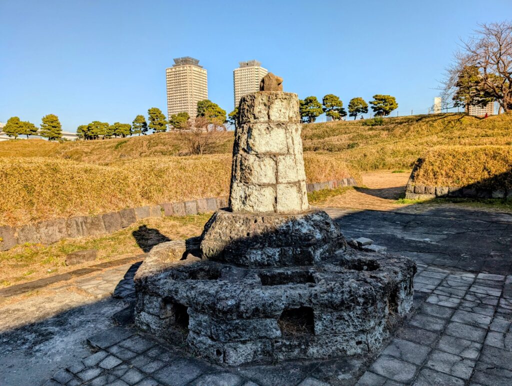 台場公園　かまど跡