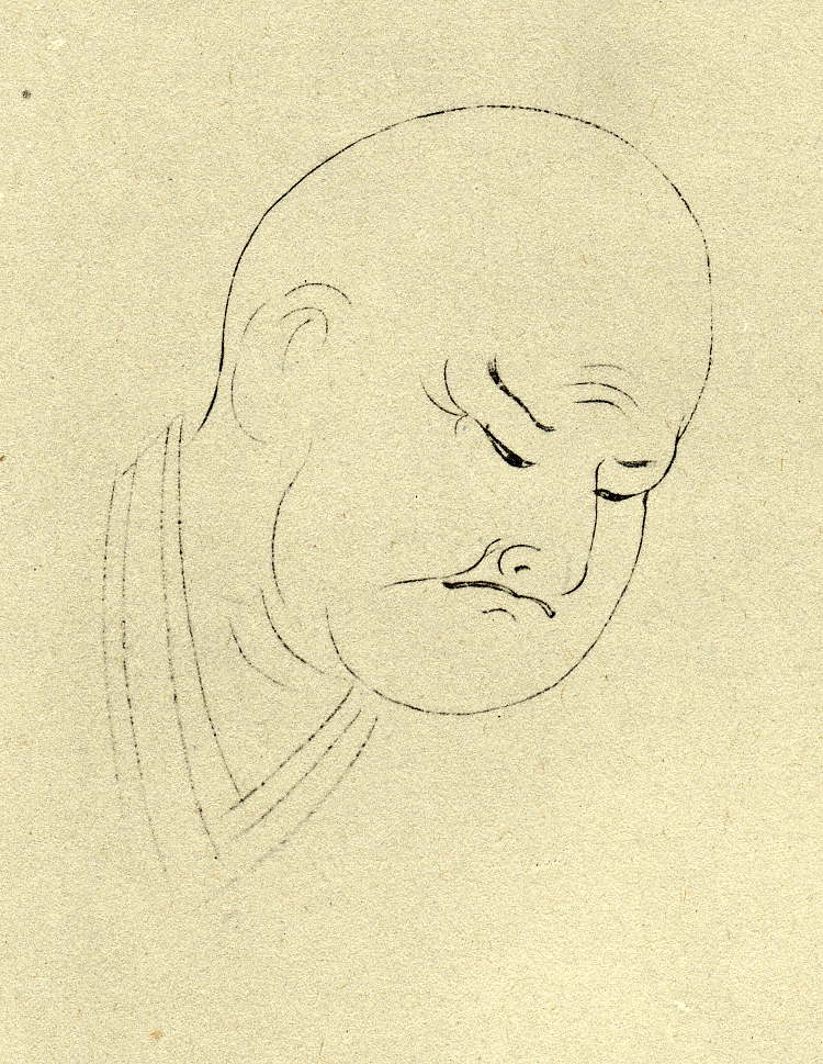 宝井其角（『國文学名家肖像集』）