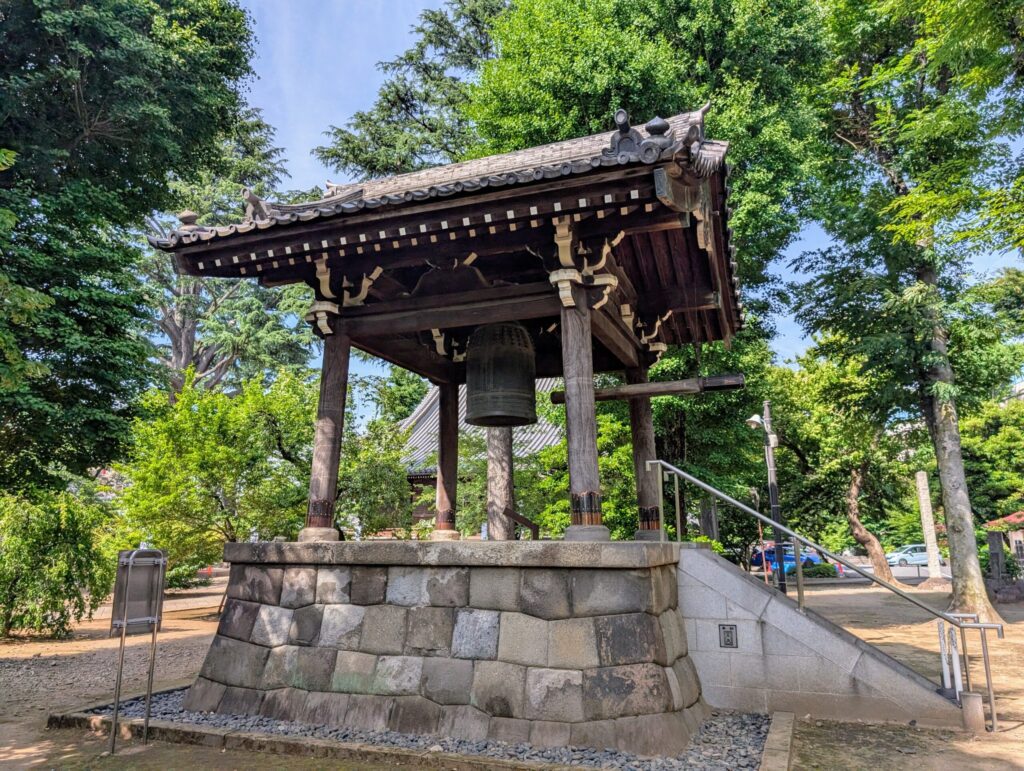 寛永寺根本中堂の銅鐘
