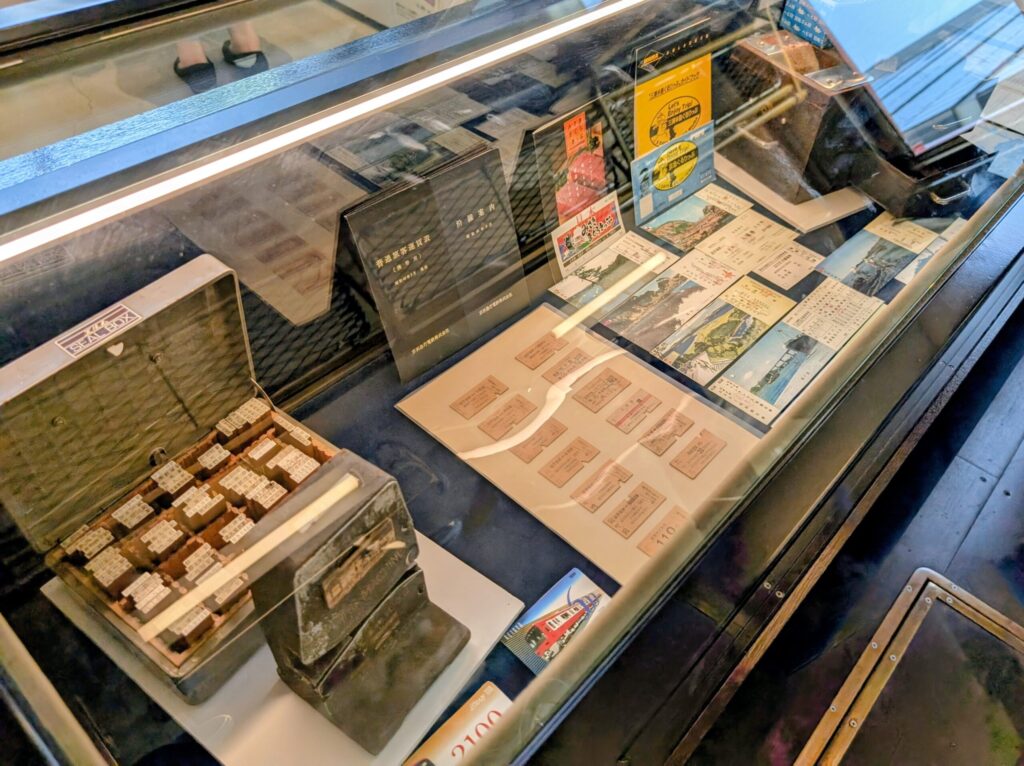 京急ミュージアムの京急ヒストリーの展示