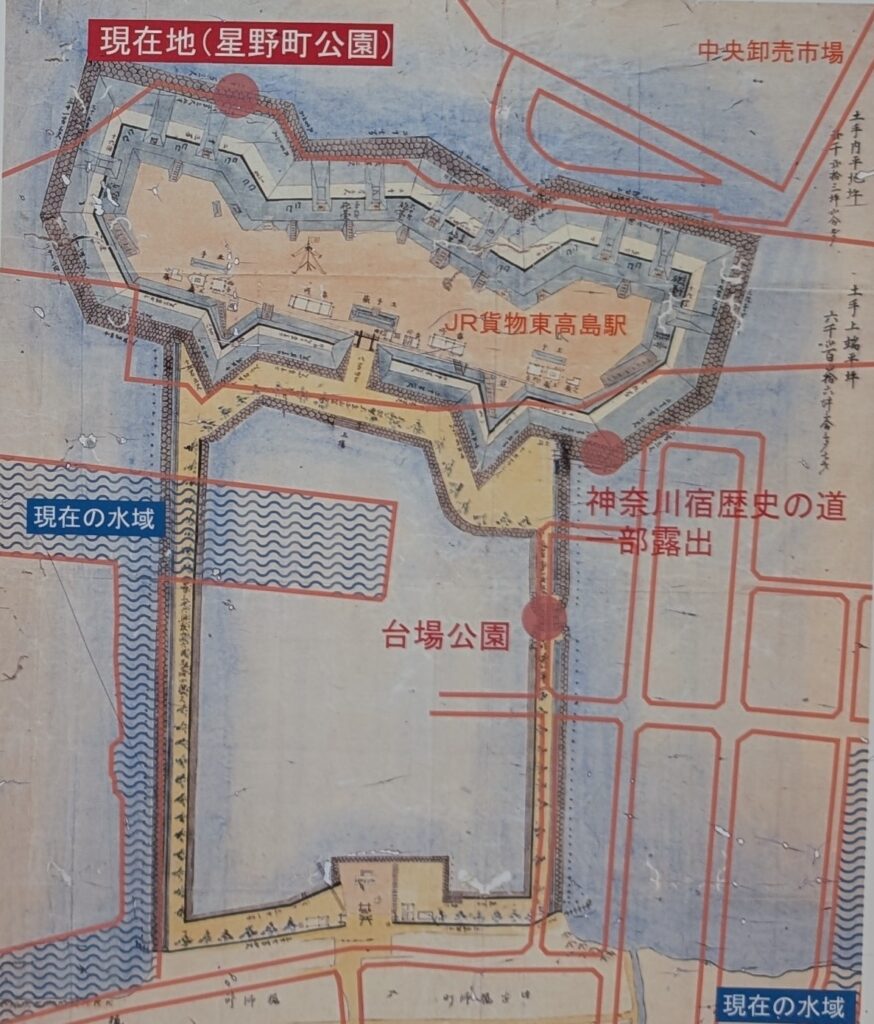 神奈川台場図