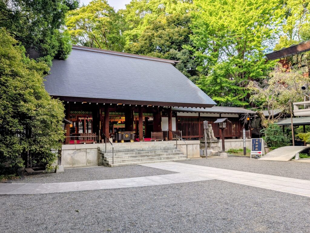 乃木神社の社殿・拝殿