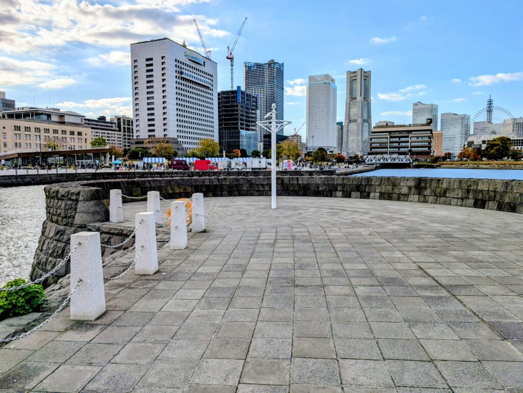 象の鼻防波堤の先端