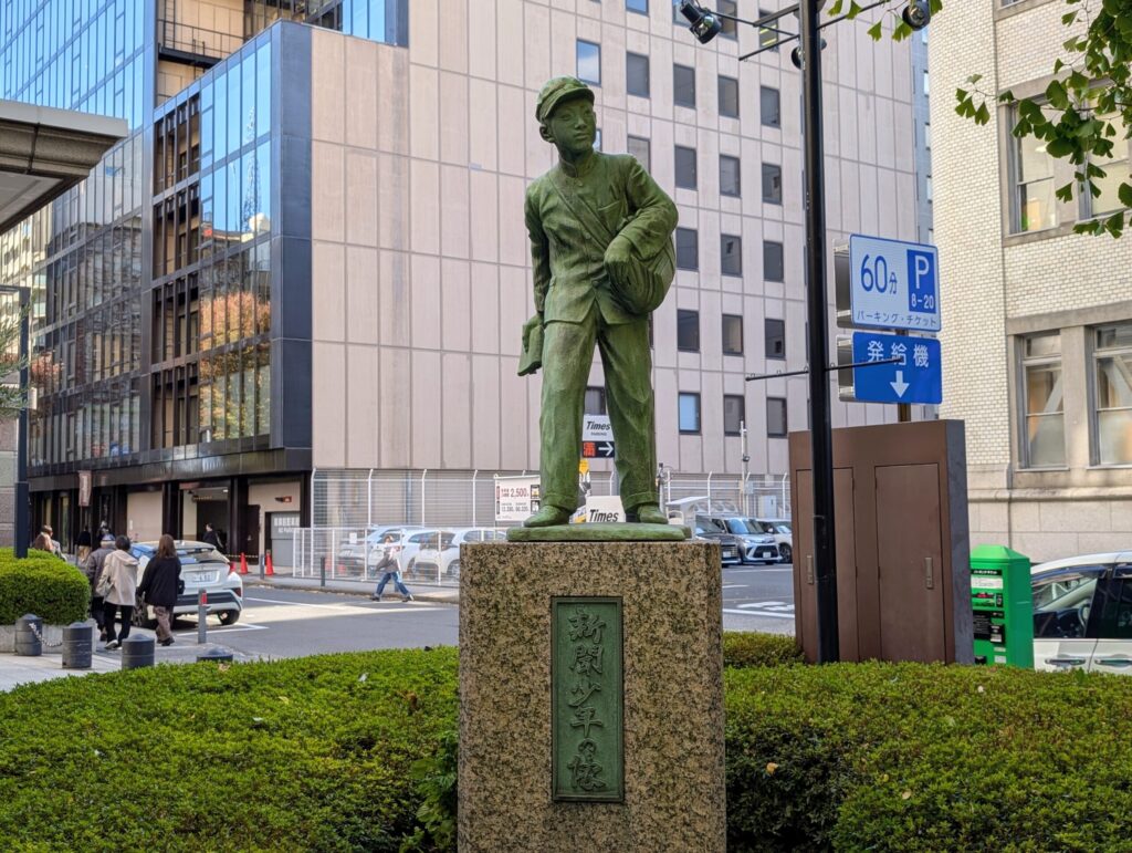 新聞少年の像