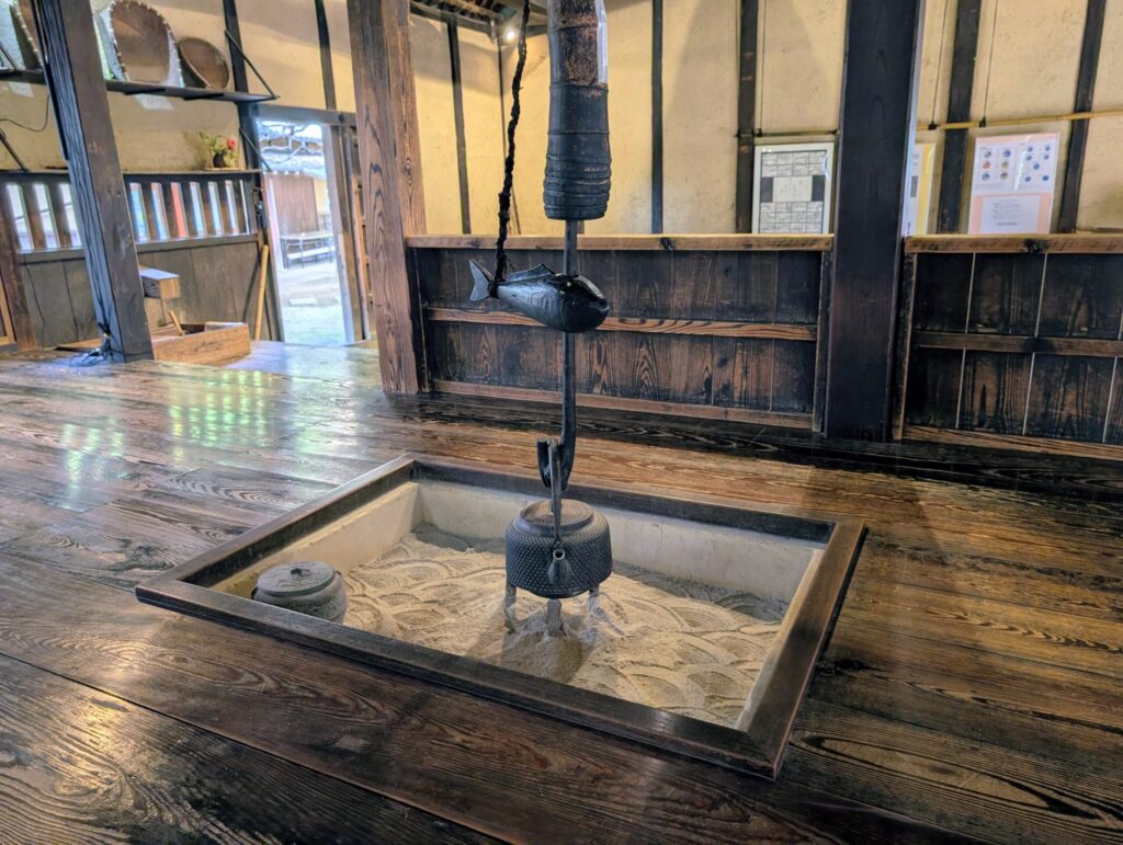 旧長沢家住宅の囲炉裏