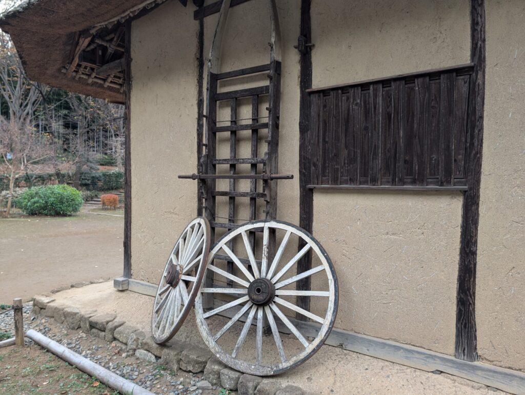 旧長沢家住宅の馬屋の外