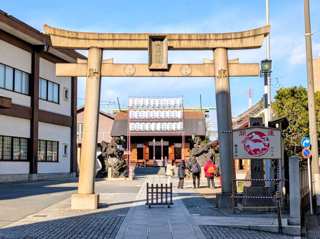 鶴見神社の鳥居