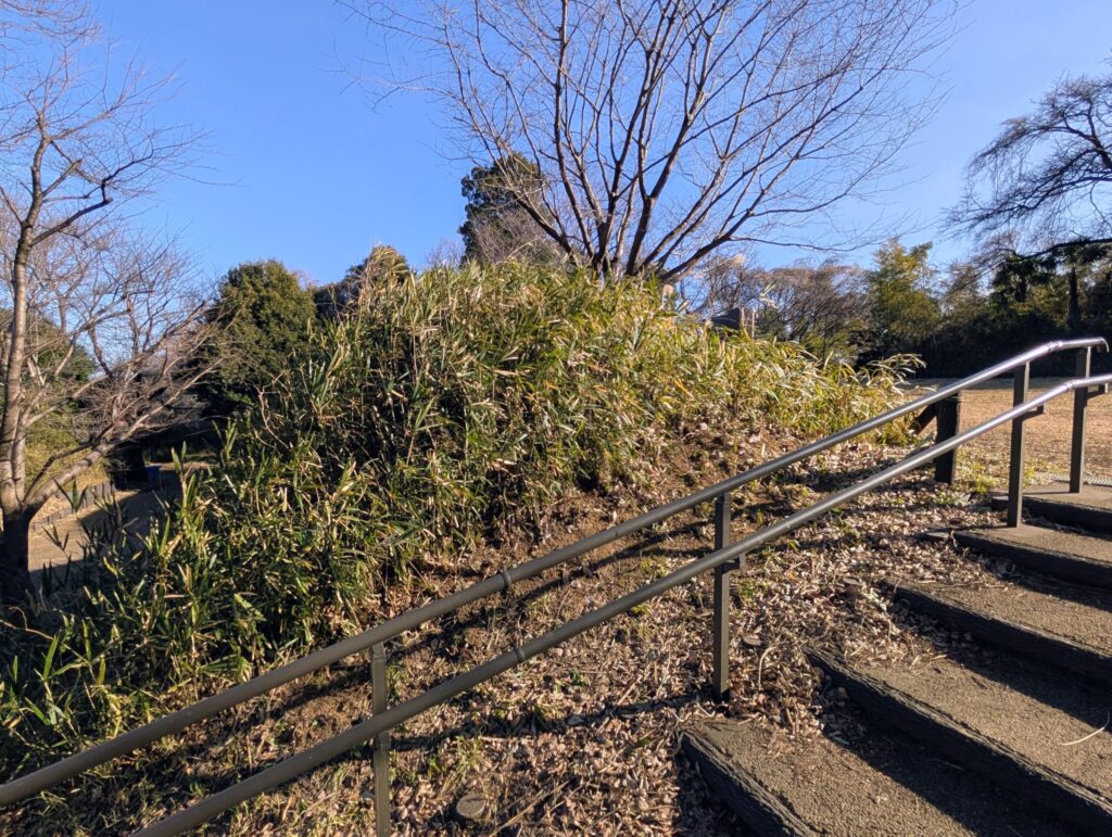 茅ヶ崎城址公園 土塁