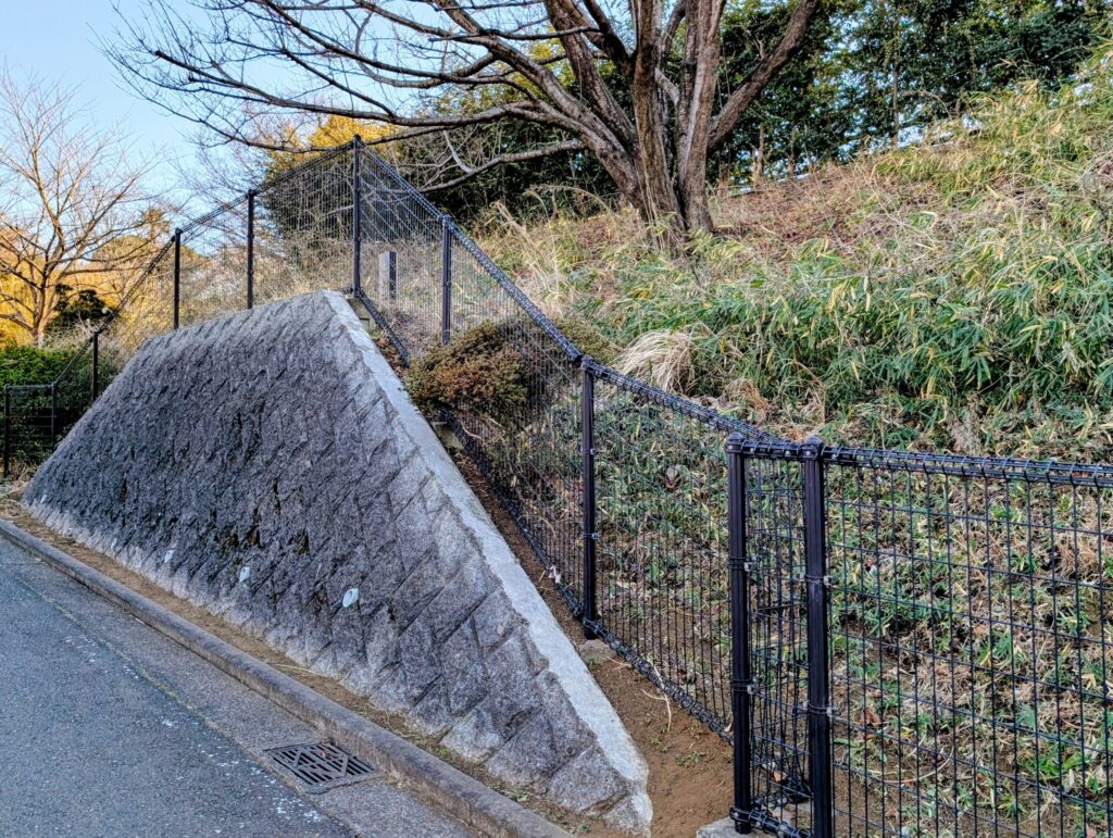 茅ヶ崎城址公園 北郭土橋
