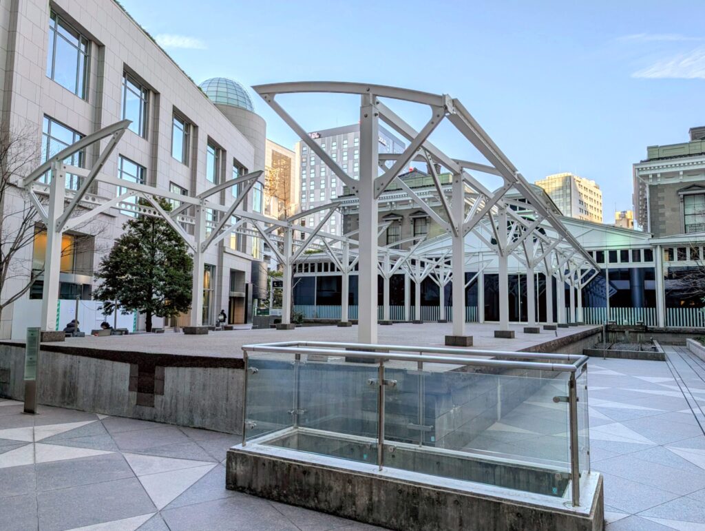 旧新橋停車場の外観
プラットホーム