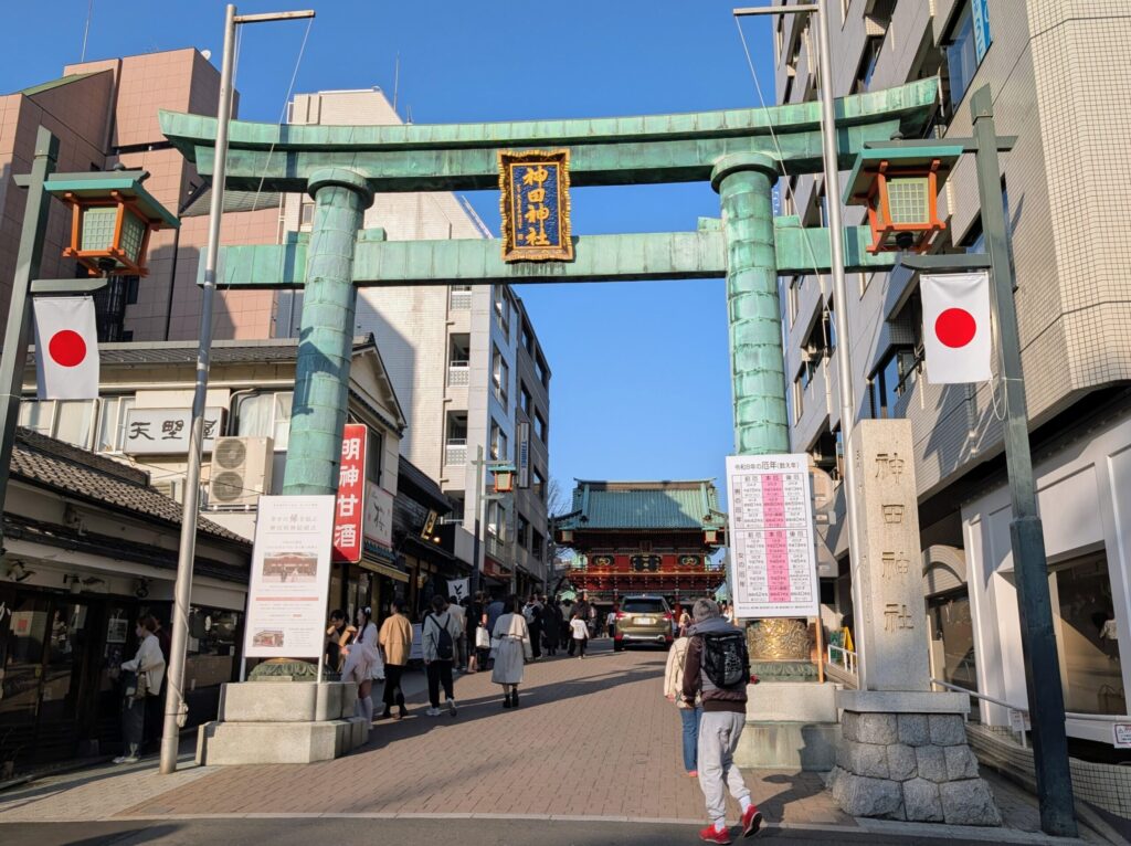 神田明神の鳥居