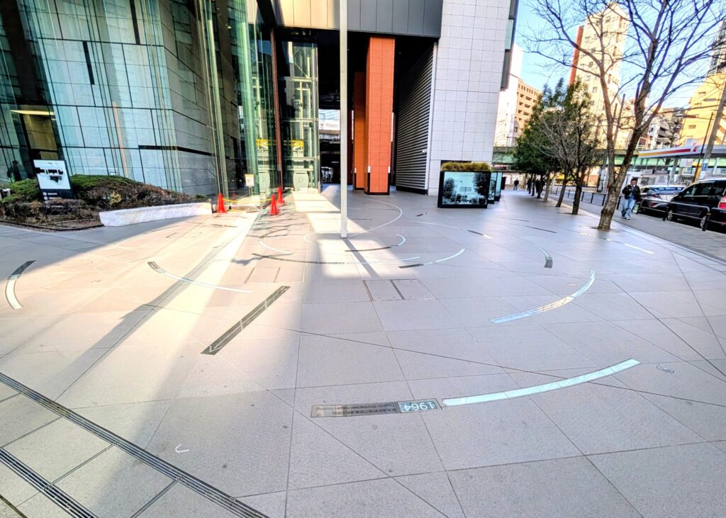 万世橋駅跡
交通博物館跡の地面
