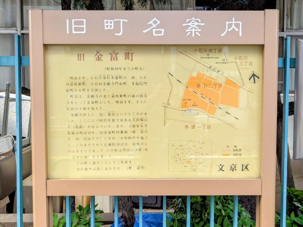 旧金富町
旧町名案内