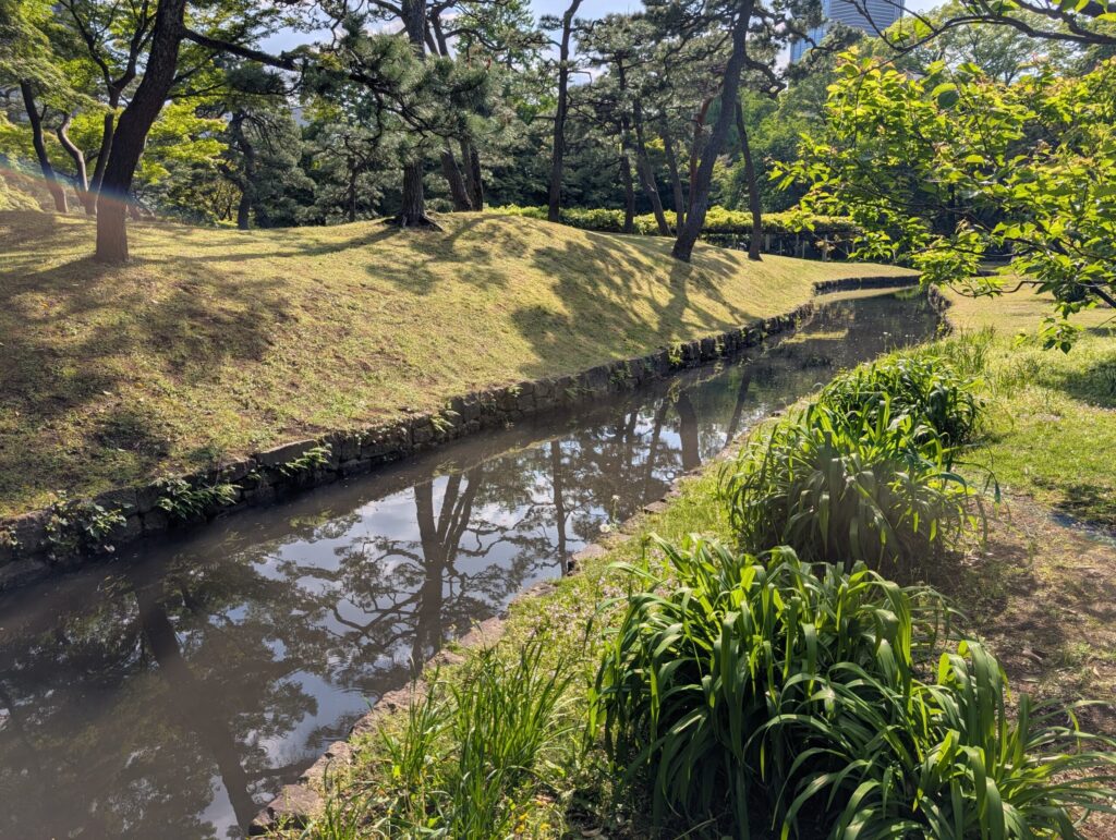 小石川後楽園の神田上水跡