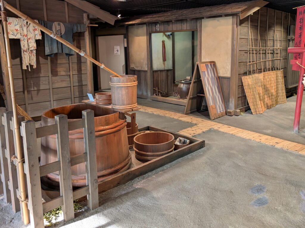 東京都水道歴史館
江戸時代の長屋の再現