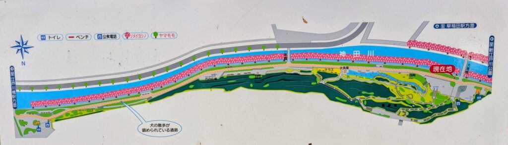 江戸川公園の案内図