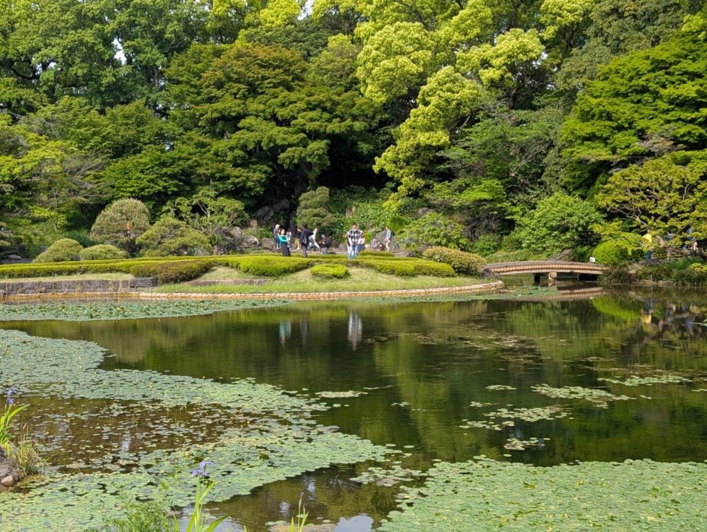 二の丸庭園の二の丸池