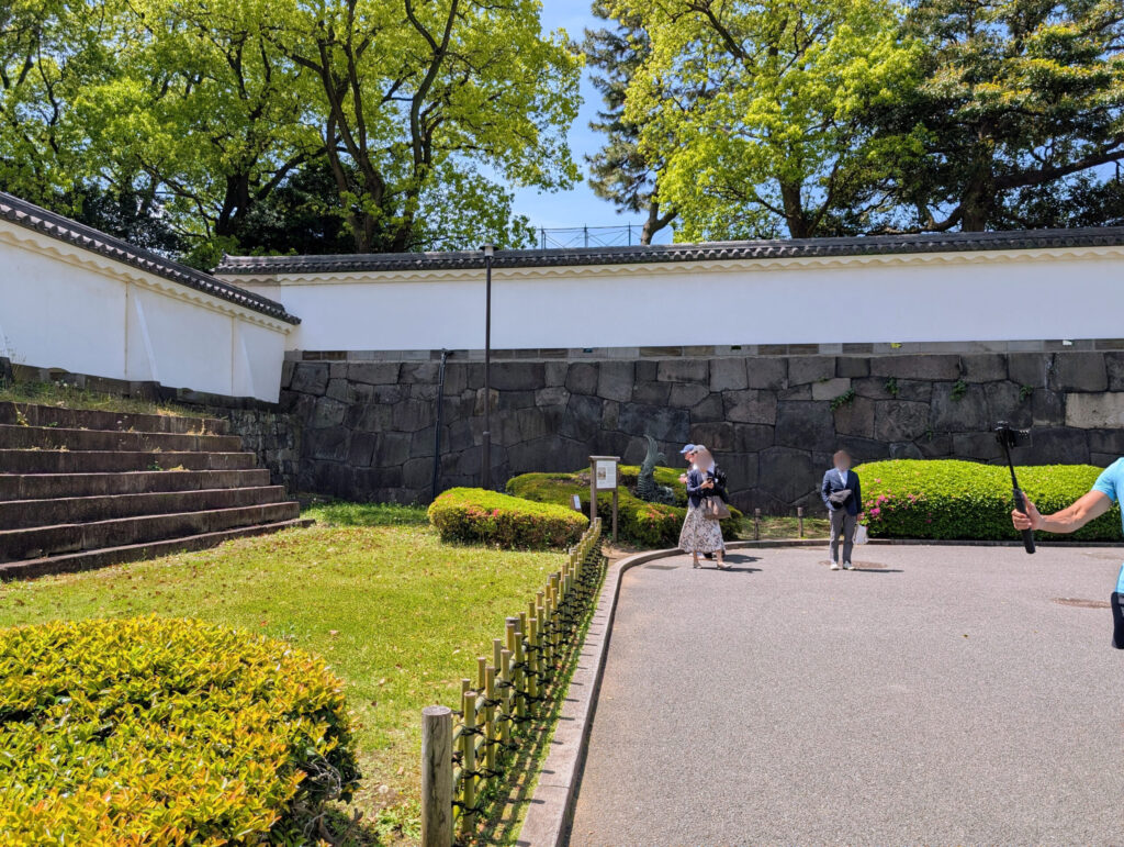 高麗門の先（桝形部分）