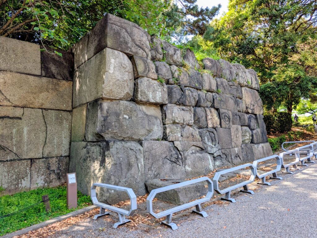 中雀門跡の石垣