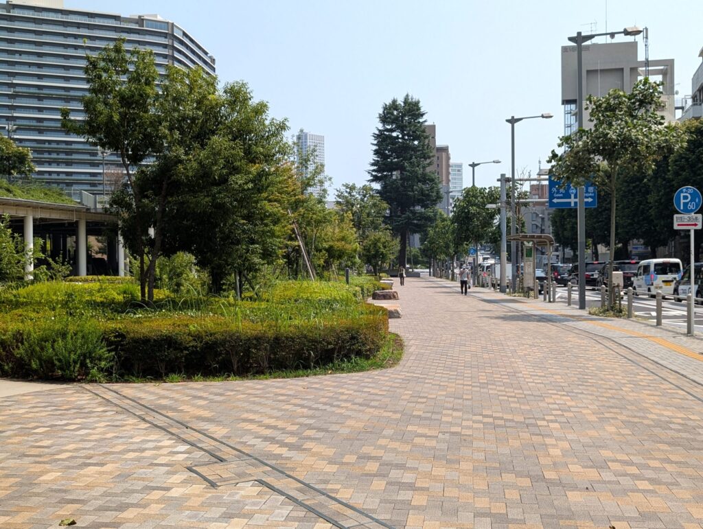 国立競技場の人工池